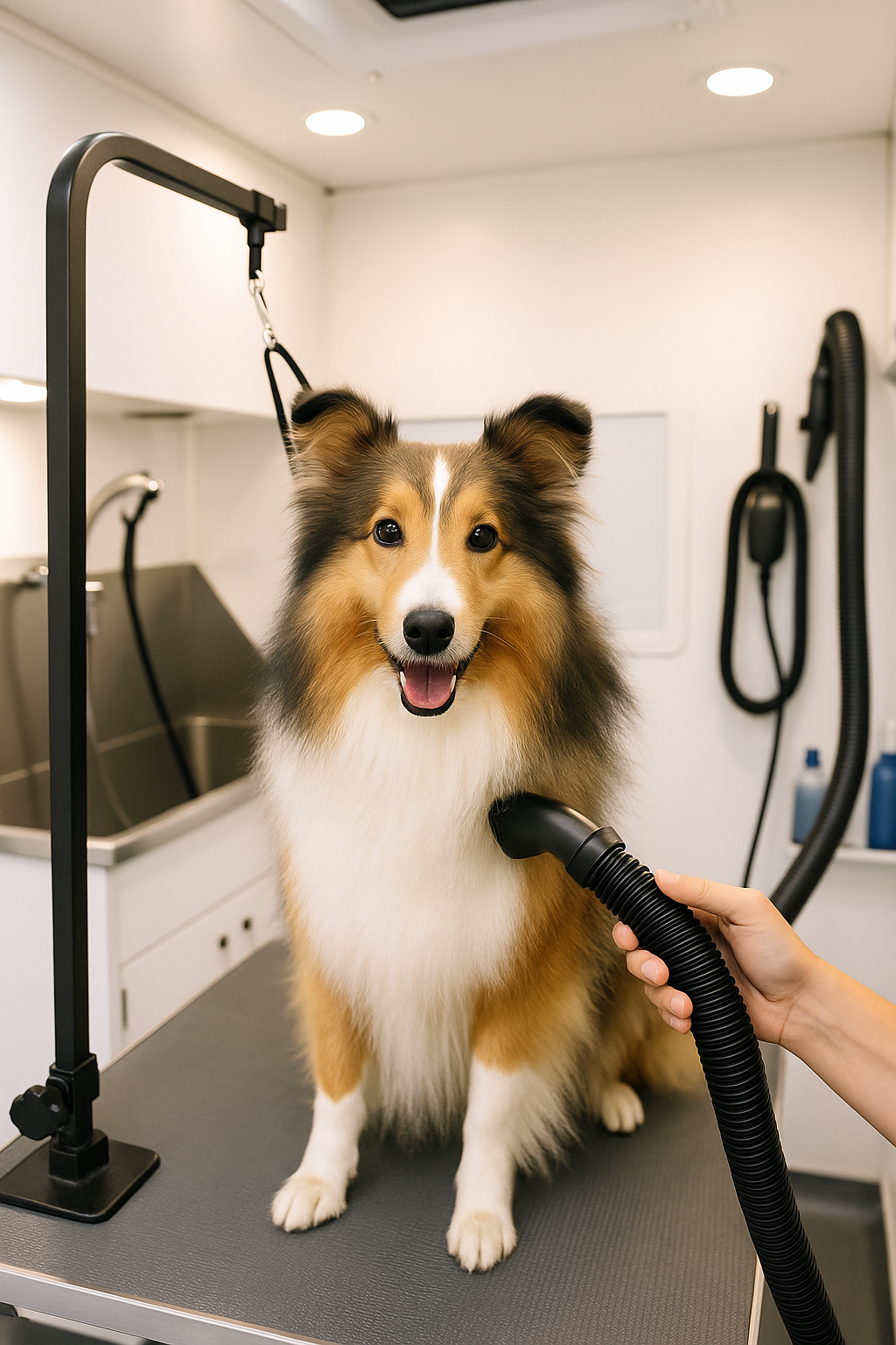 seven grooming-related reasons why a dog smells bad, including ears, paws, skin, and hygiene issues.